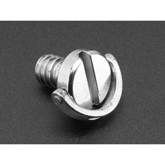 Stainless Steel D Shaft D-Ring 1/4" Tripod Screw